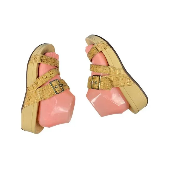 Vionic Pacific Rio Gold Slide On Sandals Women's 8 - Picture 12 of 15